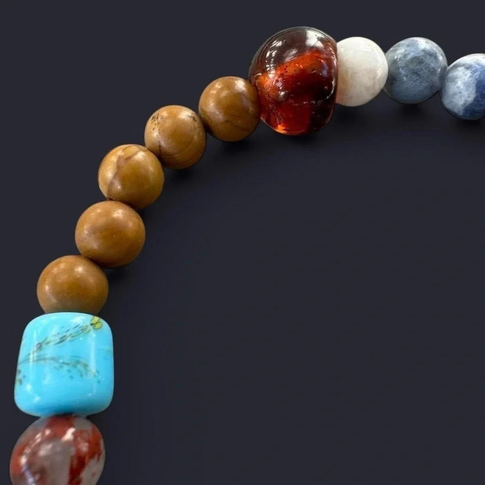 Mixed Bead Bracelet 6mm